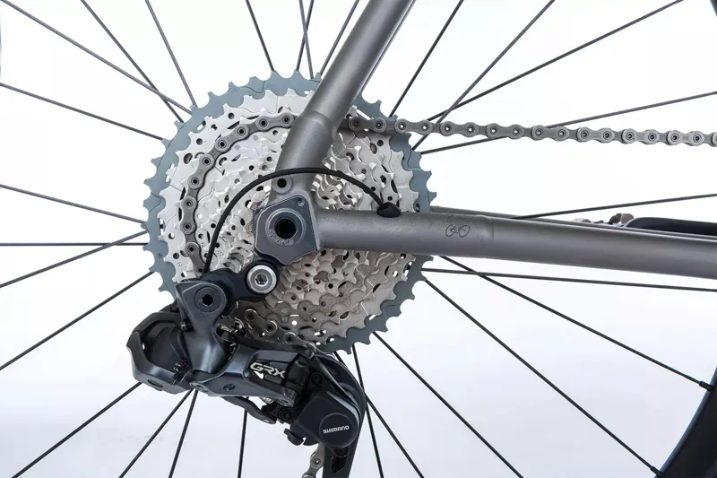 Moots Routt RSL Disc Frame And Kit : Di2 : Brushed Titanium-4