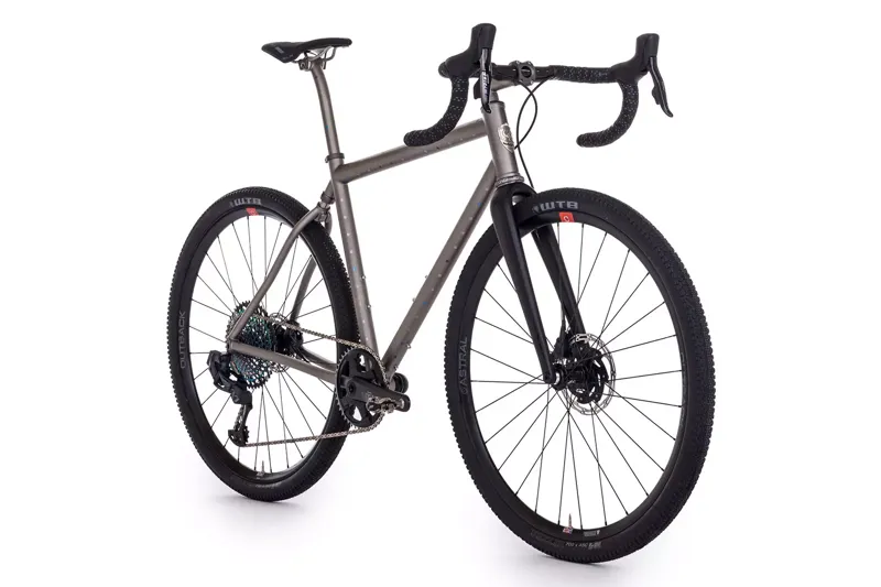 Moots Routt YBB Titanium Disc Frame And Kit : Di2 : Brushed Ti-2