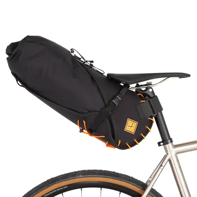 Restrap 14 Litre Saddle Bag : Black and Orange