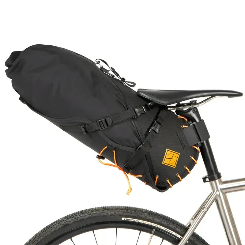 Restrap 18 Litre Saddle Bag : Black and Orange