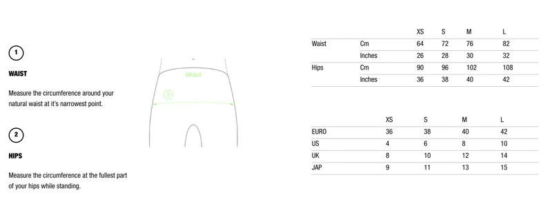 Q365 Size Guide