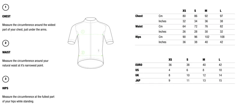 Q365 Size Guide