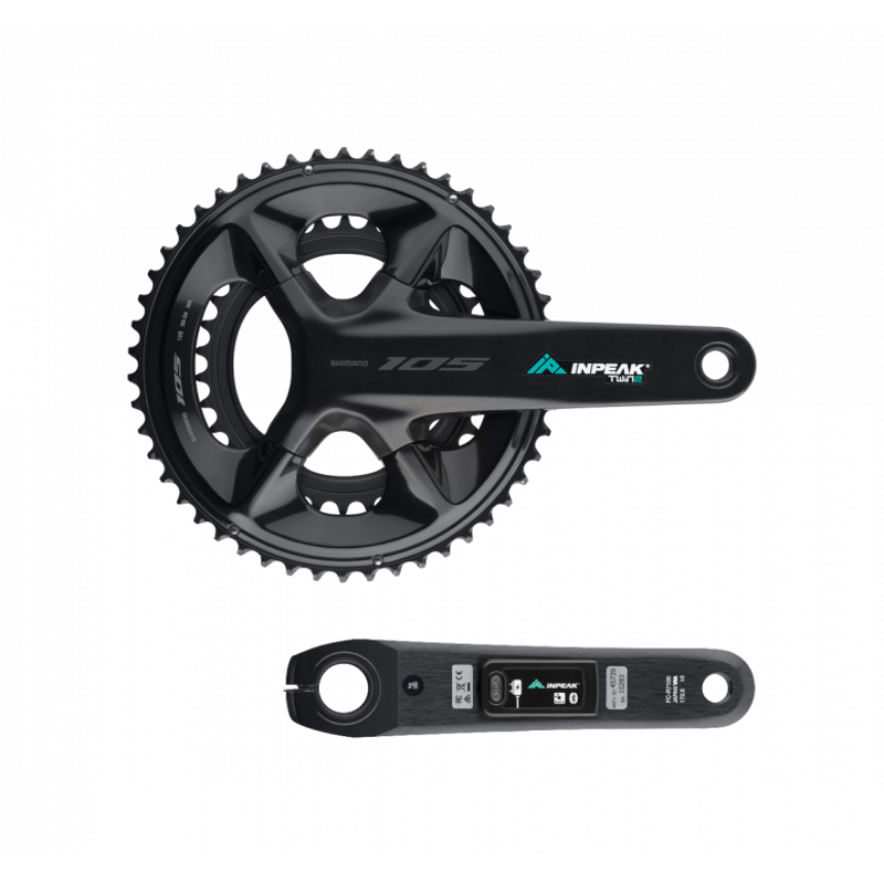 InPeak POWERCRANK-E : Twin : 105 FC-R7100 Power Meter Cranks-1