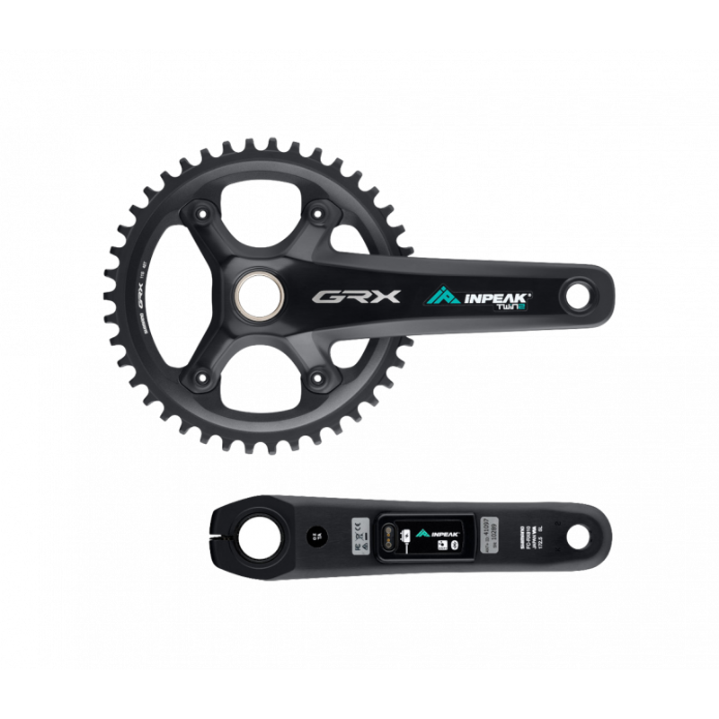 InPeak POWERCRANK-E : TWIN2 : GRX RX820 1x Power Meter Cranks-1