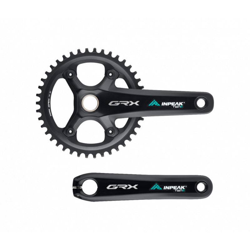 InPeak POWERCRANK-E : TWIN2 : GRX RX820 1x Power Meter Cranks-2