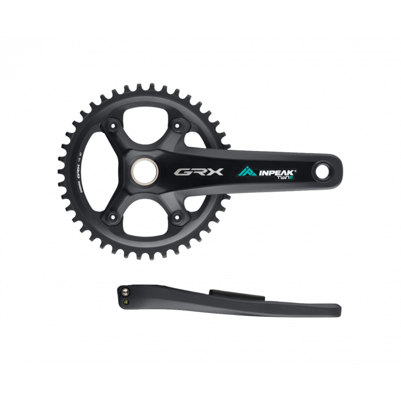 InPeak POWERCRANK-E : TWIN2 : GRX RX820 1x Power Meter Cranks-3