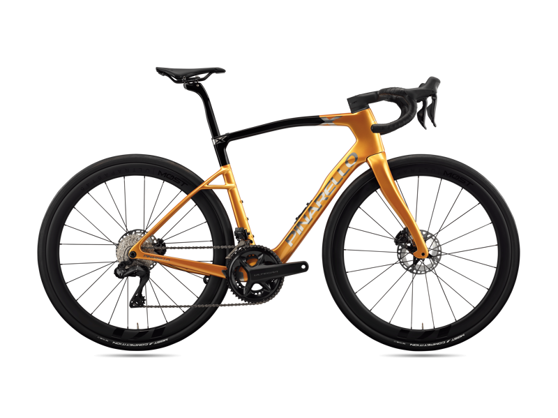 2027 Pinarello X7 with MOST UF45 wheels and ULTEGRA Di2 : Atlas Glow