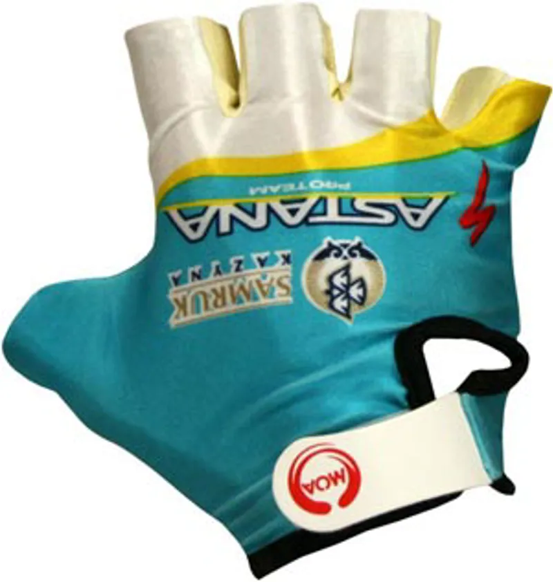 Astana Lycra Mitts
