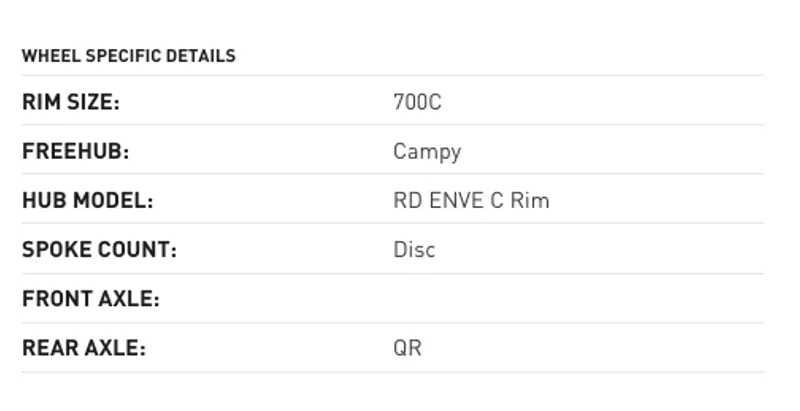 Enve Disc RIM ED