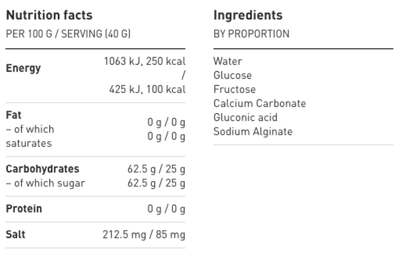 Maurten Gel 100 Info