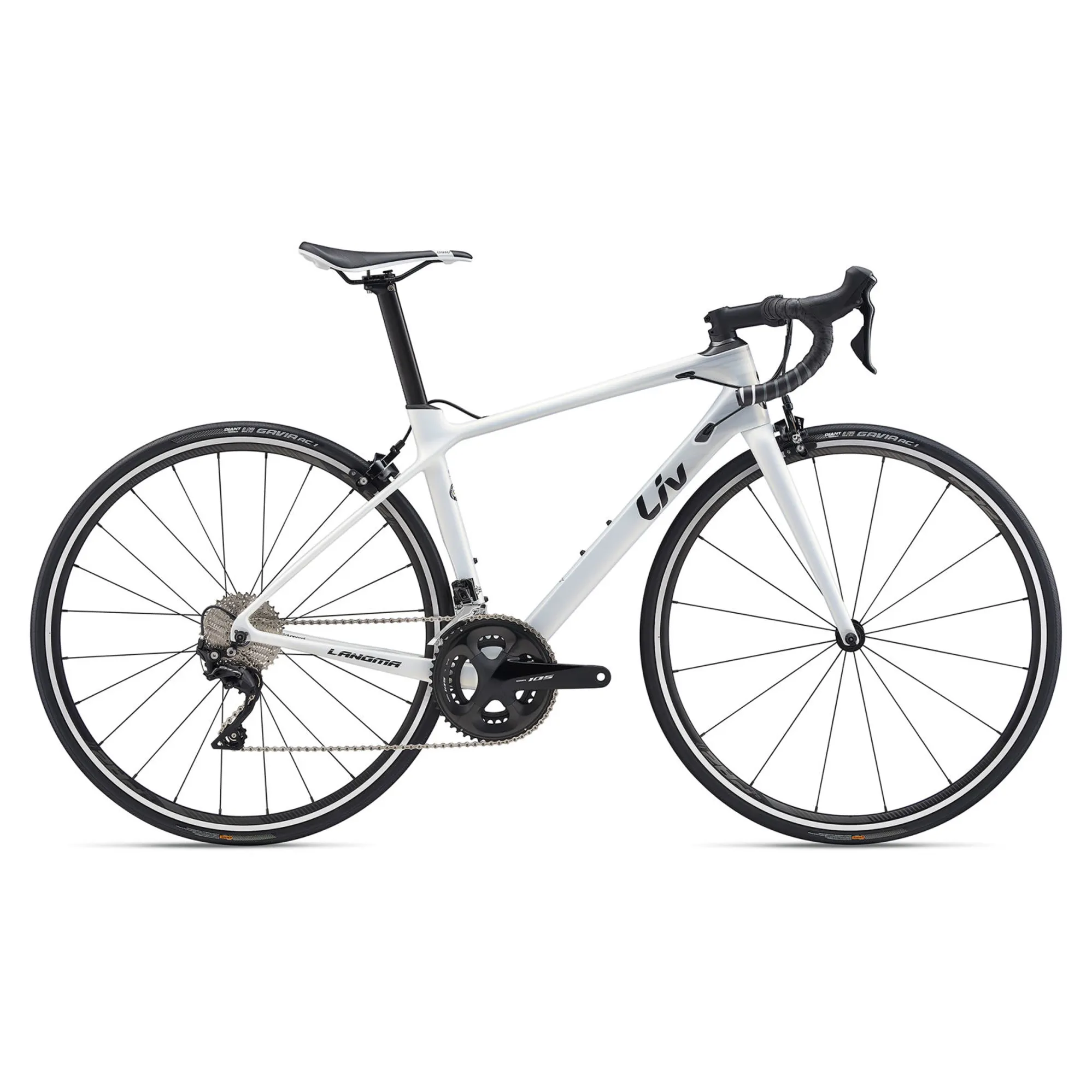 2020 LiV Langma Advanced Womens Carbon Road Bike in White