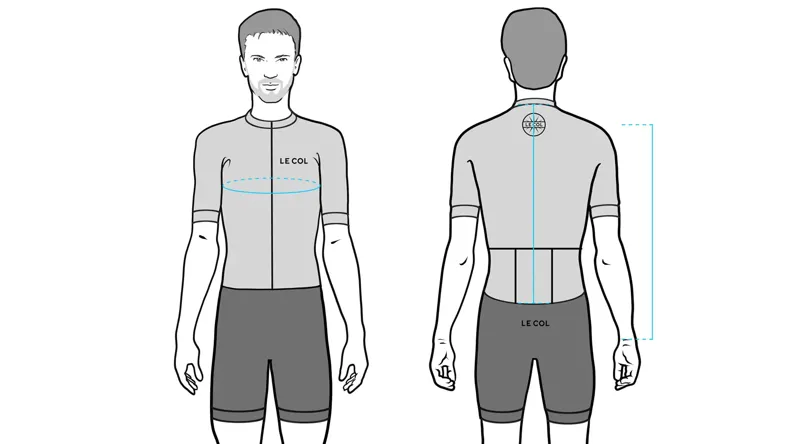 Le Col Size Guide Mens