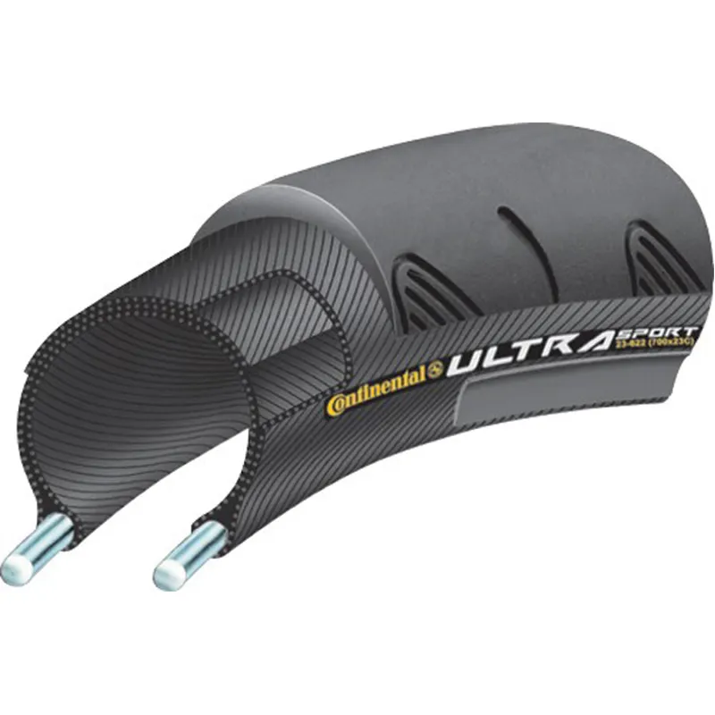 Continental Ultra Sport Folding Tyres Black