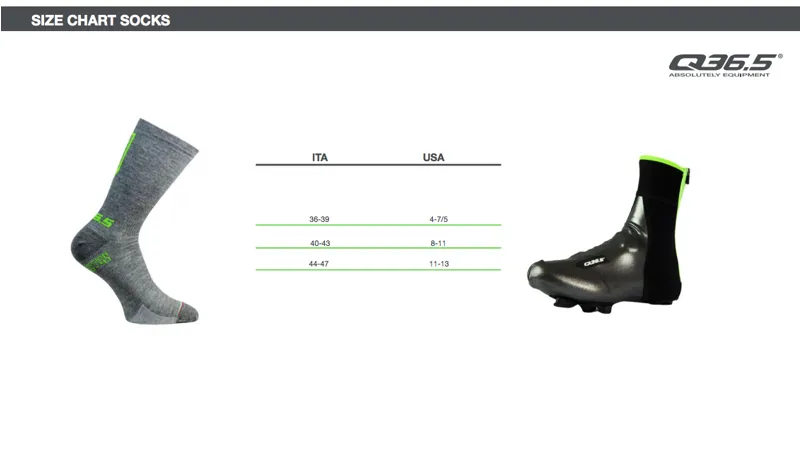 Q365 Size Guide