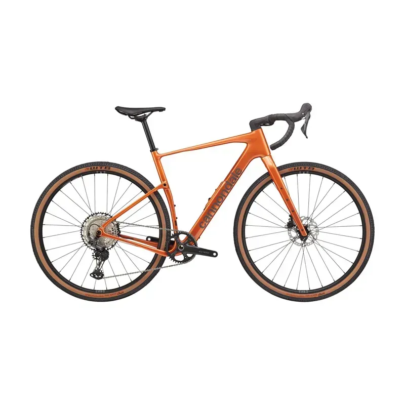 Cannondale Topstone Carbon 3 : GRX 1x Gravel Bike in Orange Slice