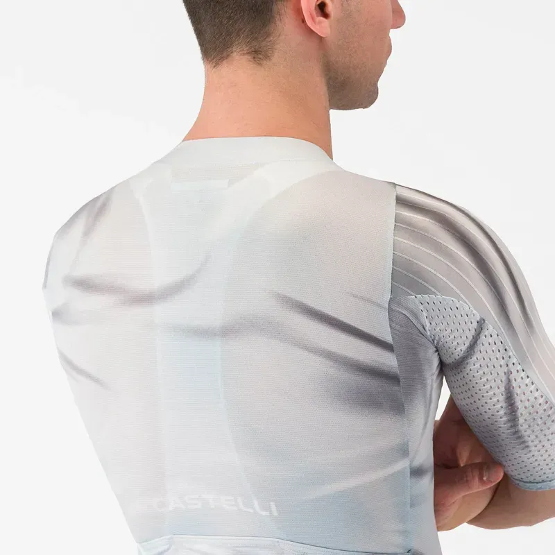 Castelli Aero Race 8S Jersey in Silver Grey / Smoke-3