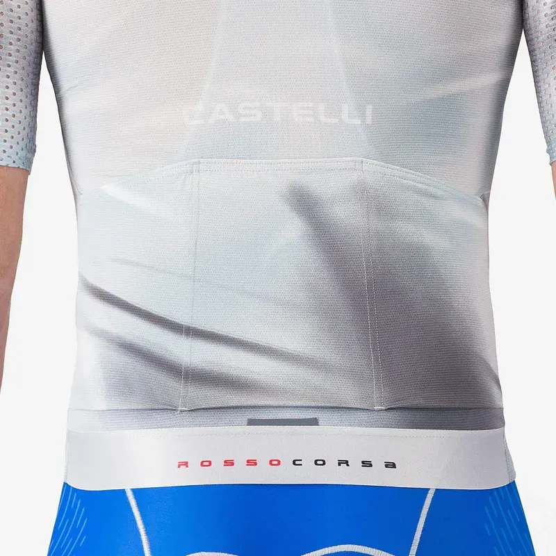 Castelli Aero Race 8S Jersey in Silver Grey / Smoke-4
