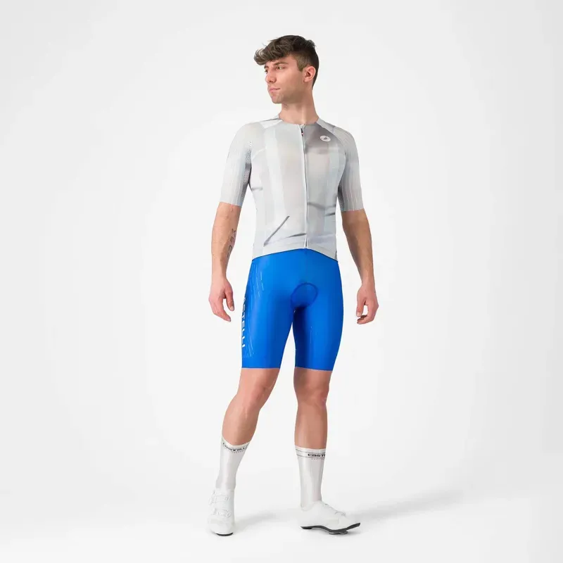 Castelli Aero Race 8S Jersey in Silver Grey / Smoke-5