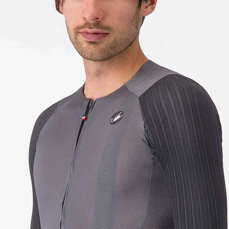 Castelli Aero Race 8S Jersey in Smoky Grey-2