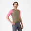 Castelli Corretto Jersey in Elmwood / Rosa Giro / White