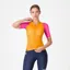 Castelli Corretto Women's Jersey in Vivid Orange / Violet Pink