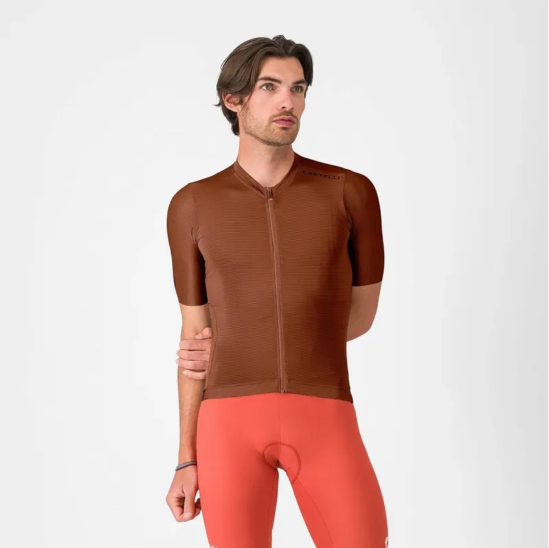 Castelli Espresso 2 Jersey in Deep Mocha