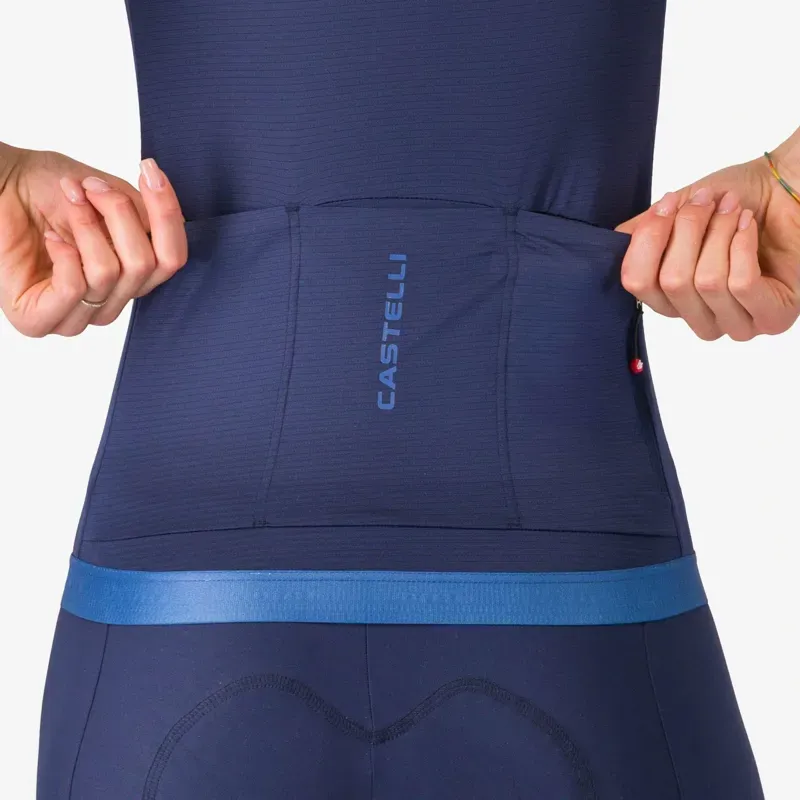 Castelli Espresso 2 Women's Jersey in Belgian Blue-4