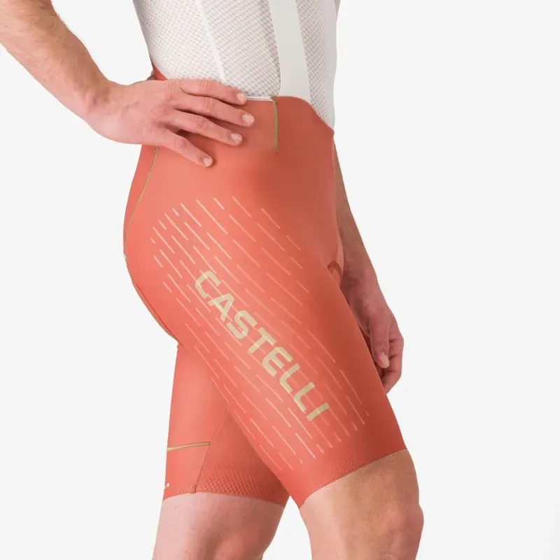 Castelli Free Aero Race S Kit Bib Shorts in Paprika Elmwood-5