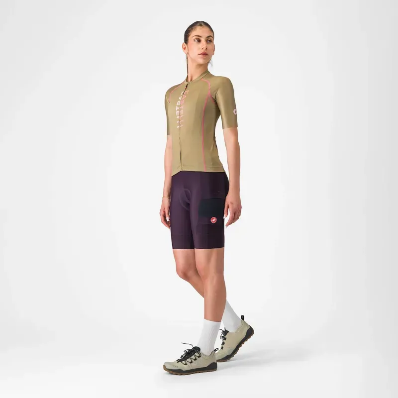 Castelli Unlimited 2 Women's Jersey : Elmwood / Rosa Giro / Light Pink-5