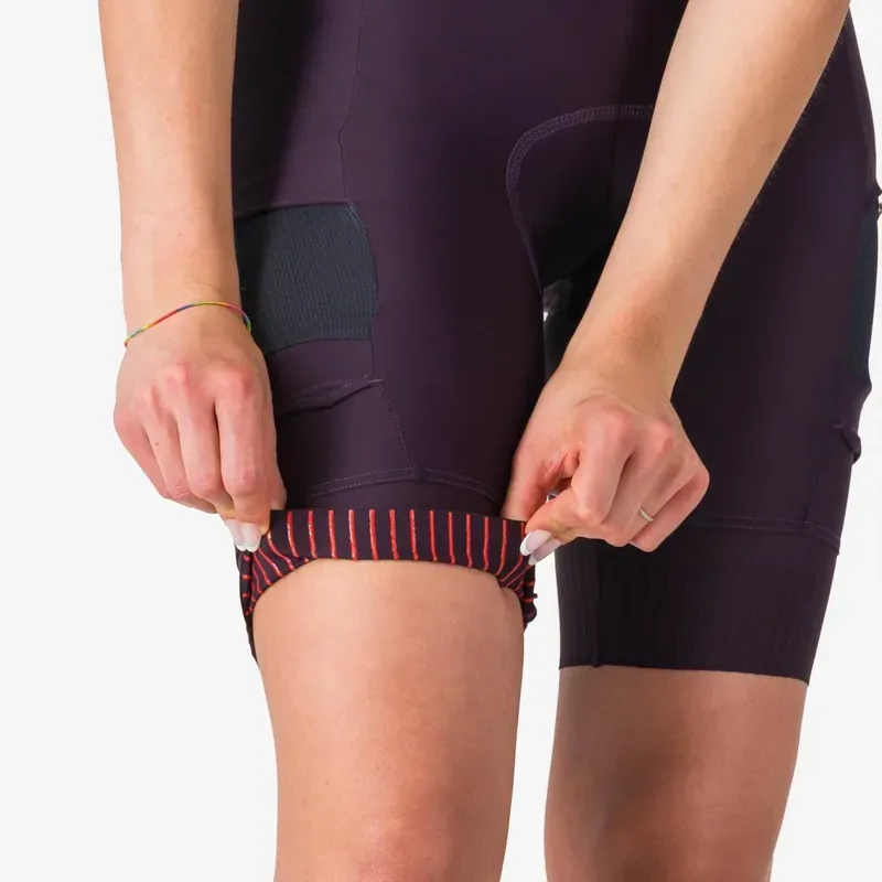 Castelli Unlimited Cargo Women's Bib Shorts in Dark Night Shade-9