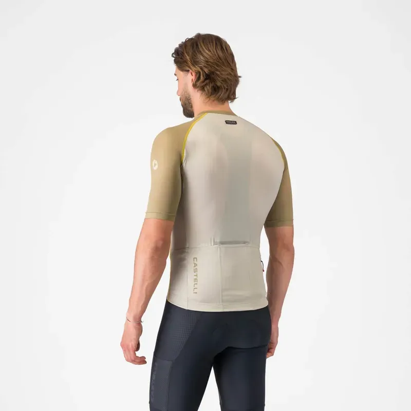 Castelli Unlimited Endurance 3 Jersey in Silver Moon / Elmwood / Mango-2