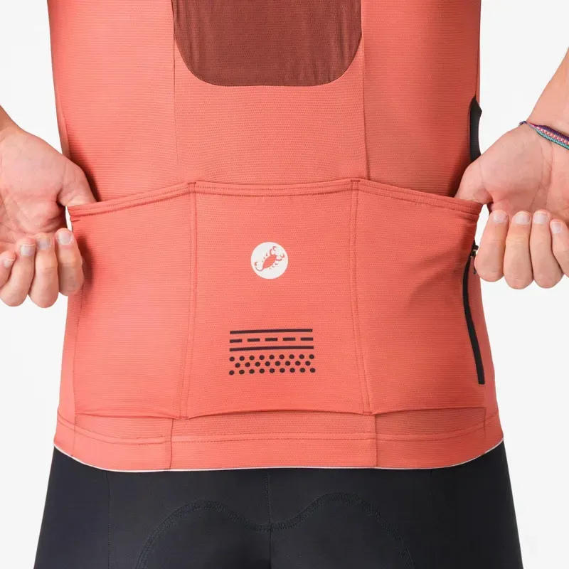 Castelli Unlimited Pro 2 Jersey in Paprika-3