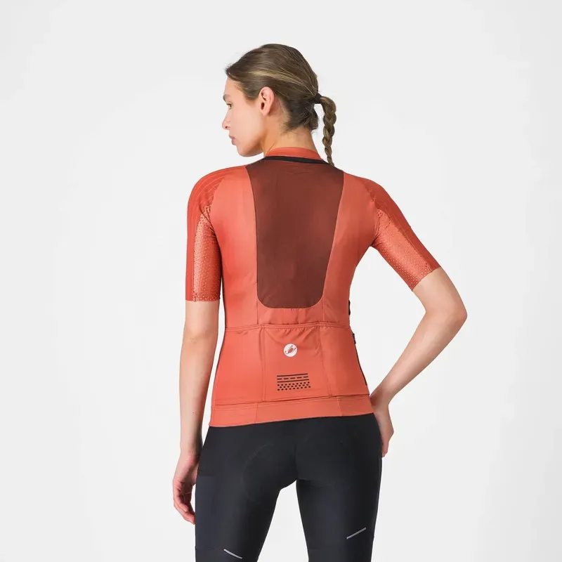 Castelli Unlimited Pro 2 Women's Jersey in Paprika-2
