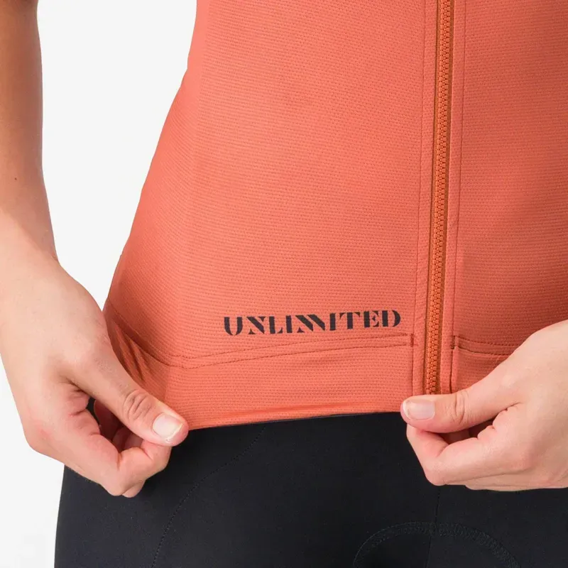 Castelli Unlimited Pro 2 Women's Jersey in Paprika-1