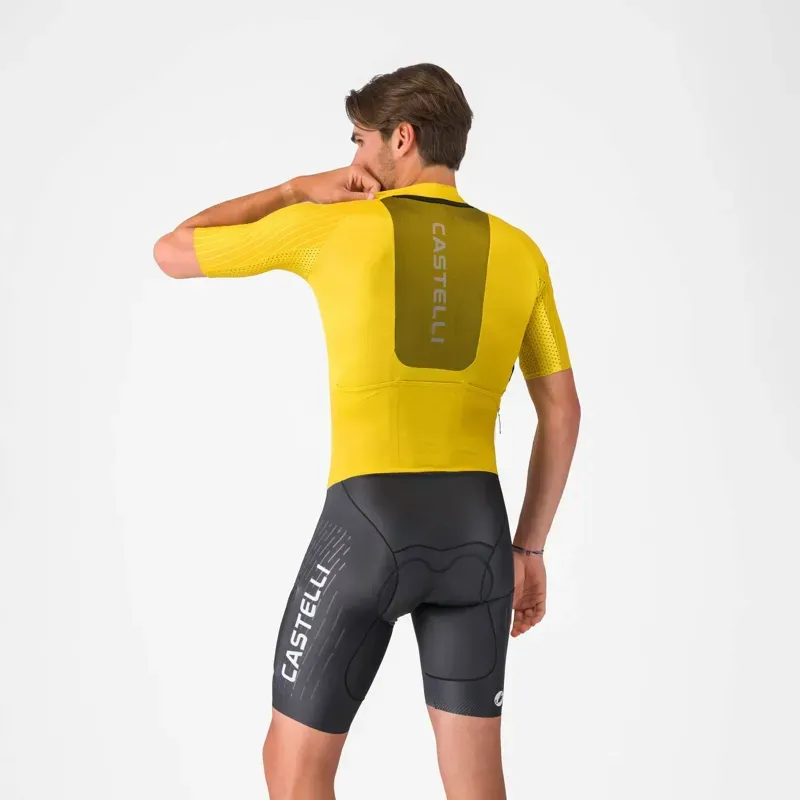 Castelli Unlimited Speed Suit in Mango Mojito / Black / Ivory-2