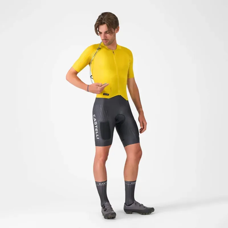 Castelli Unlimited Speed Suit in Mango Mojito / Black / Ivory-4