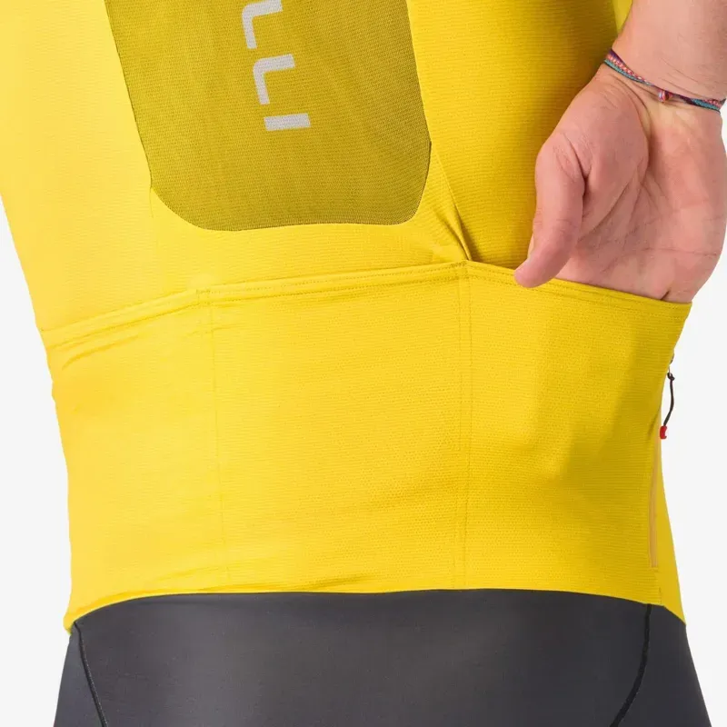 Castelli Unlimited Speed Suit in Mango Mojito / Black / Ivory-6