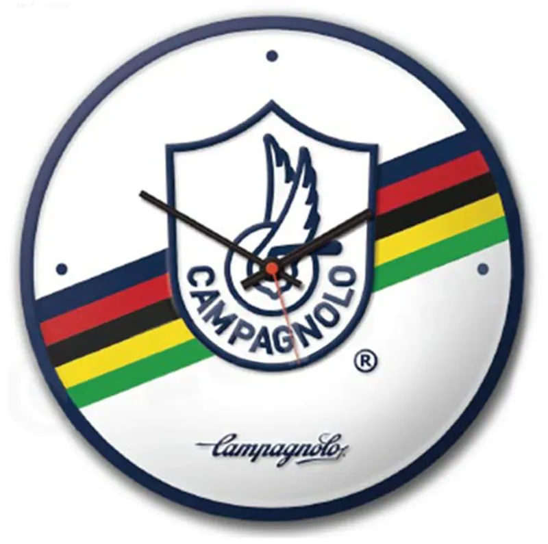 Campagnolo Wall Clock : White and Blue