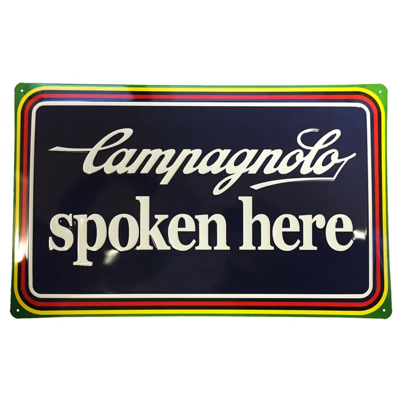 Campagnolo Tin Plate : Campagnolo Spoken Here