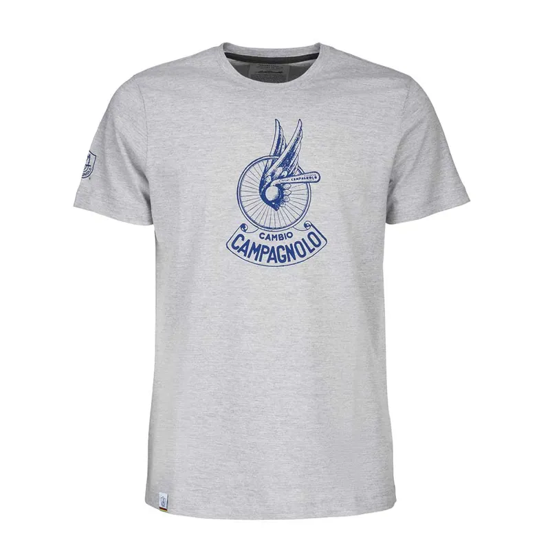 Campagnolo Winged Wheel T- Shirt : Grey