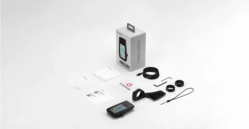 Coros Dura Solar GPS Bike Computer in Black-6