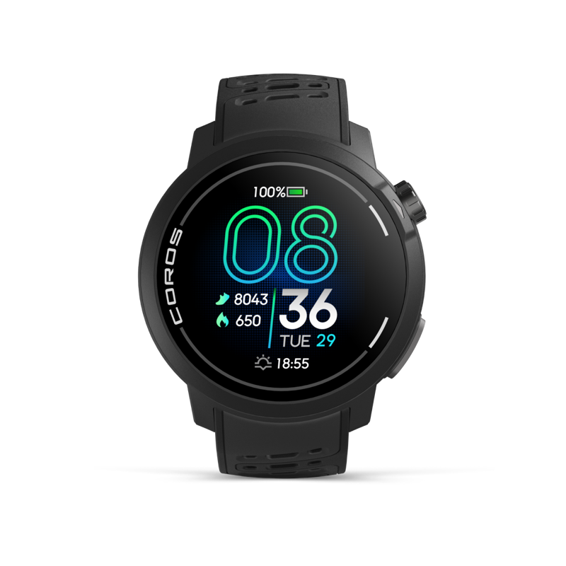 Coros Pace Pro GPS Sport Watch in Black-5