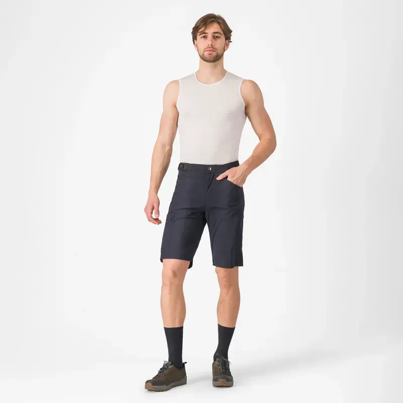 Castelli Unlimited Adventure Baggy Shorts in Black-5
