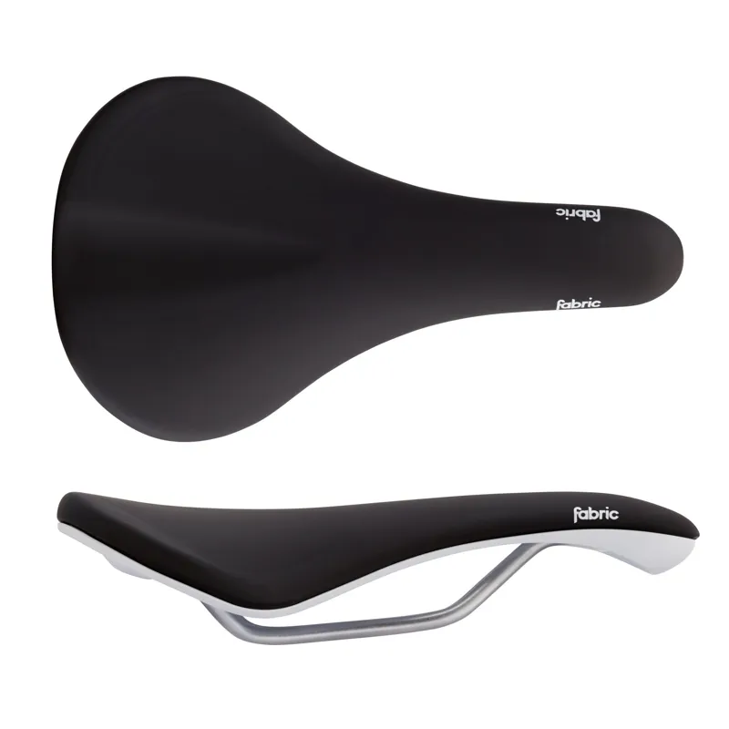 Fabric Scoop GEL Elite Saddle : Black / White