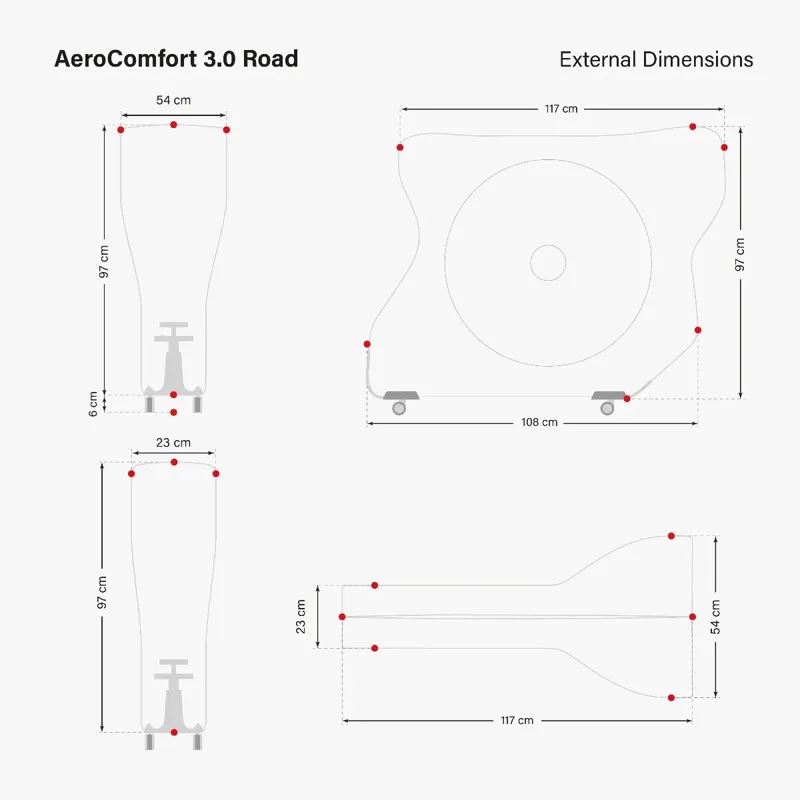 SciCon Aerocomfort 3.0 TSA Road Bike Travel Bag in Black-5