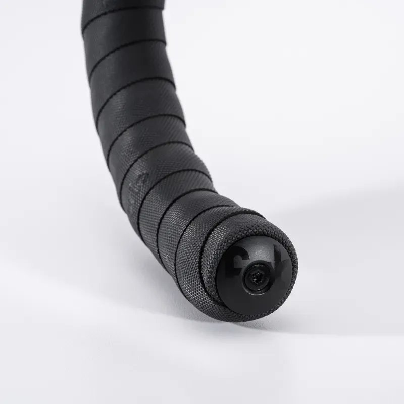 Fabric Knurl Gravel Bar Tape : Black-1