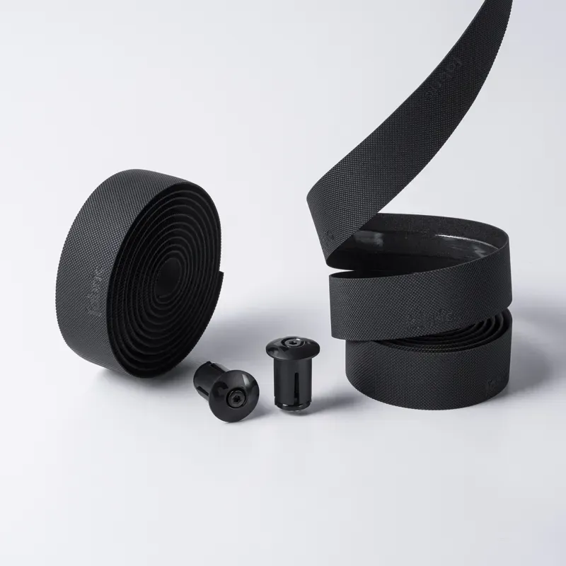 Fabric Knurl Gravel Bar Tape : Black-4