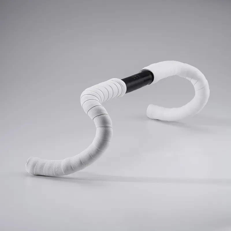 Fabric Knurl Gravel Bar Tape : White-2