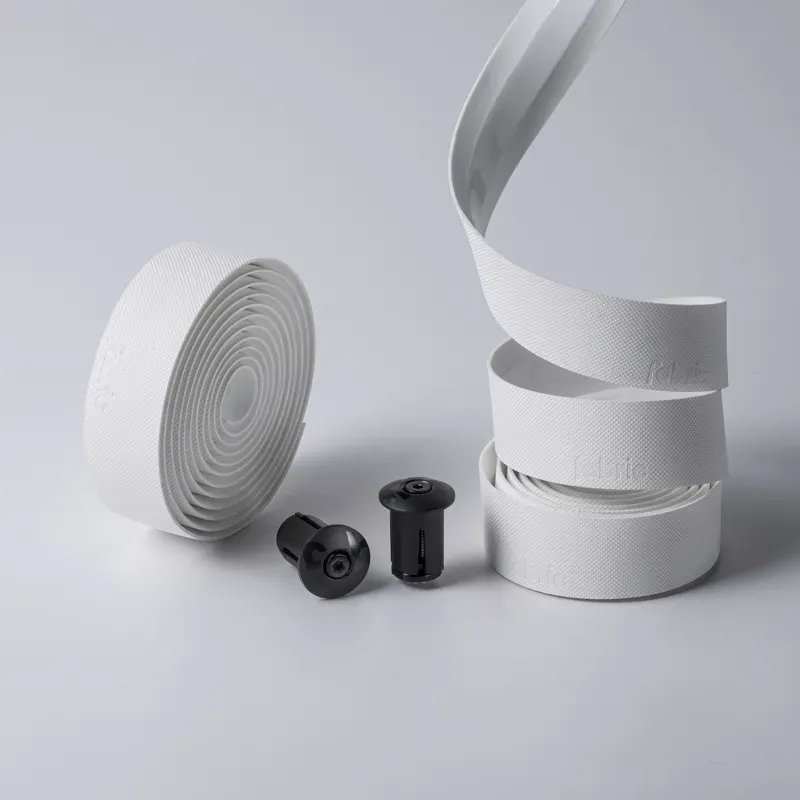 Fabric Knurl Gravel Bar Tape : White-4