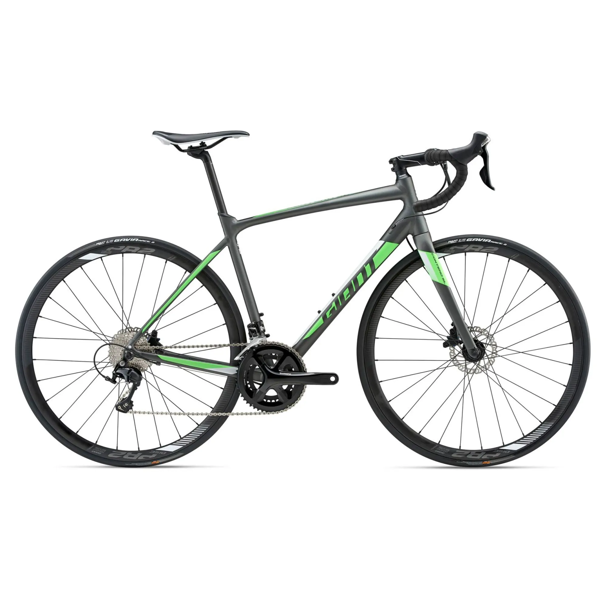 2018 Giant Contend SL DISC Aluminium Mens Road Bike 105 Grey